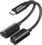 UGREEN CM821 hangkártya, USB-C 2x USB-C-re (fekete) (45800) - procompkft