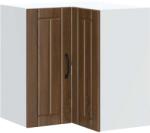 vidaXL Lucca barna tölgy szerelt fa konyhai fali sarokszekrény (853864) (853864)