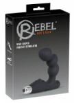 Rebeltec Rebel P-Spot Vibrator Curved Silicone Black 11 cm - Prostate Massager