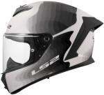 LS2 Cască integrală pentru motocicletă LS2 FF820 Rapid III Flow, alb-gri lucios (LS168200302-MASTER)