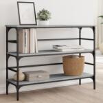 vidaXL szürke sonoma színű szerelt fa tálalóasztal 100x32x75 cm (839051) (839051)