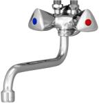 Mereo Mereo, Falra szerelhető mosogató csaptelep csőkarral ø 16 mm, króm, MER-CBS301002M (MER-CBS301002M)