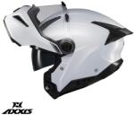 AXXIS Casca Axxis GhostFighter SV - Flip-up, alb lucios, Ochelari soare incluși, ECE 22.06 (4365000001)