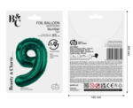 GoDan Balon folie sub forma de cifra, verde, 85 cm GD1938-9 Baloane folie Tip Cifra 9 (GD1938-9)