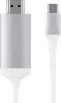 Satechi Aluminium TYPE-C -> 4K HDMI átalakító kébel ezüst (ST-CHDMIS) (ST-CHDMIS) (ST-CHDMIS)