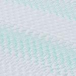 vidaXL Matracpárnák Fehér és Zöld 70 x 200 cm (4106165) (4106165)