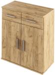 TEMPO KONDELA RESITA III artisan tölgy barna mdf komód