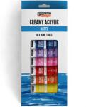 Pentart Akrilfesték készlet krémes matt, 10db/csomag 16ml 10szin