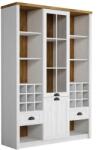 Tempo PROVANCE törtfehér mdf vitrin