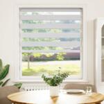 vidaXL zebrafüggönnyel fehér szövetszélesség 105, 9 cm poliészter (4014757) (4014757)