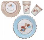 del-sol Papírtányér és bögre szett Mackó 18 részes