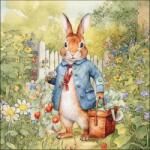 Ambiente Mister Rabbit papírszalvéta 33x33cm, 20db-os