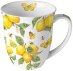 Ambiente Porcelán bögre - 400ml - Fresh lemons