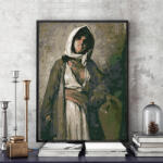 Pictorul Fericit The mysterious woman (Țiganca din Ghergani) - Pictură pe numere Panza pictura