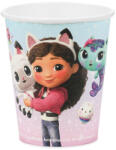  Színes Gabby's Dollhouse papír poharak 250 ml, 6 db-os készlet (KPP103-EU1)
