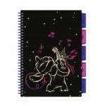 Disney B5-ös spirálfüzet Disney Gold Stitch Projektfüzet, 100 lapos, 3. minta