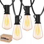  Yuucio Led Kültéri Füzér 18M 30+1 Izzó IP44 Kert Terasz (VRQX)