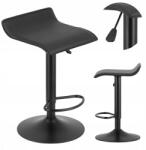 MUFART Hoker Bárszék Forgatható Modern Ökobőr Fekete Konyha Bár Loft (3450)