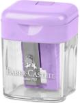 Faber-Castell Ascutitoare plastic simpla cu container pastel FABER-CASTELL (FC182801)