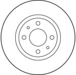 TRW DF1747 Féktárcsa (1db)