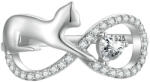 BeSpecial Inel argint cat infinity (IZT0230_165)