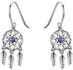 BeSpecial Cercei argint Dream Catcher si zirconii mov (EST0149)