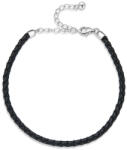 BeSpecial Bratara argint si piele impletita (BZT0042)
