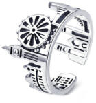 BeSpecial Inel reglabil argint London City (IST0094)