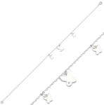 BeSpecial Bratara placata cu rodiu, cu flururasi (BTU0154)