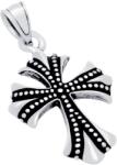 BeSpecial Pandant argint 925 cruce cu tinte si Fleur de Lis (PSX0077)