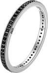 BeSpecial Inel argint cu zirconii negre (IZT0094_165)