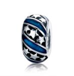 BeSpecial Charm argint 925 albastru cu stelute argintii - Be Nature PST0123 (PST0123)