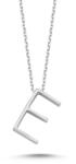 BeSpecial Colier argint 925 rodiat cu litera E CTU0008 (CTU0008)
