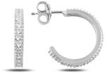 BeSpecial Cercei argint Eternity cu zirconii albe placat cu rodiu - ETU0153 (ETU0153)