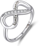 BeSpecial Inel argint ajustabil Dragoste Infinita - family forever (IST0111)
