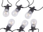 Rozz Girland 10m kerti fényfüzér 10 Led izzó 230V (12301_10_rozz_gabb_okz)