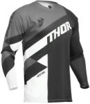 Thor MX Tricou Enduro - Cross THOR SECTOR CHECKER 2024 · Negru / Gri