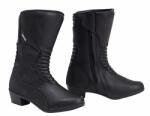 Sixgear Cizme Moto din Piele SIXGEAR ELENA · Negru