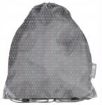 PASO Iskolatáska tornacipőhöz Paso szürke pöttyös kislány hátizsák (PPMQ19-712)