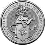Royal Mint | White Lion 2 uncia | Queens Beasts | 2020 | ezüstérme (9402445)