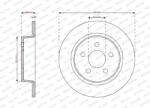 FERODO Disc frana FERODO DDF3123 (DDF3123)