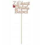  Természetes topper felirat a csúcson Nagymama napjára ajándék Nagymama napjára (#13226)