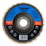 TEDIAM Polírozó korong, lamellás filc/gyapjú 125 mm Tediam (5903686415791)