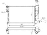 MTR Radiator, racire motor MTR 13054707 (13054707)