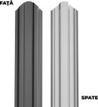 BILKA Sipca metalica pentru gard BILKA Gri Antracit Ral 7016 Lucios 92.9 mm 0.40 mm 100cm (24791)