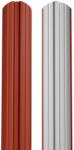 BILKA Sipca metalica pentru gard BILKA model Berna Rosu Ral 3011 Lucios 105 mm 0, 40 mm 100cm (25303)