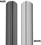 BILKA Sipca metalica pentru gard BILKA model Berna Gri Grafit Ral 7024 Lucios 105 mm 0, 40 mm 100cm (25183)