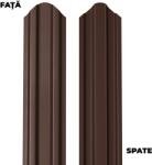 BILKA Sipca metalica pentru gard BILKA Maro Dublu Ral 8017 Lucios 92.9 mm 0.40 mm 100cm (24548)