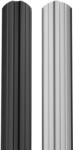 BILKA Sipca metalica pentru gard BILKA model Berna Negru Ral 9005 Lucios 105 mm 0.45 mm 100cm (25503)