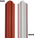 BILKA Sipca metalica pentru gard BILKA Rosu Ral 3011 Lucios 92.9 mm 0.40 mm 100cm (24624)
